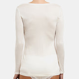 Silk Jersey Long Sleeve Top - Various Colours