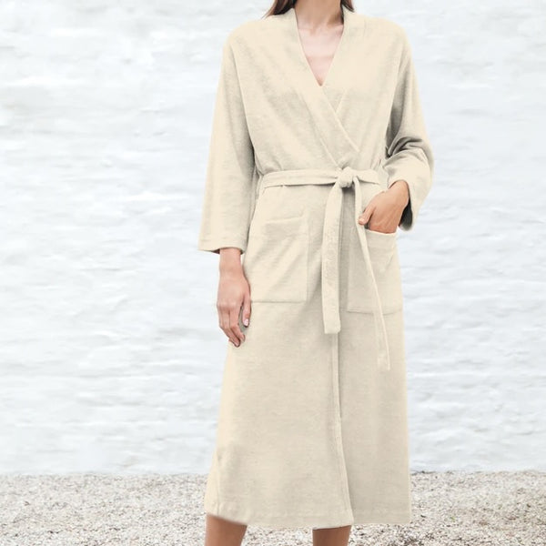 Luxe Off Duty Towelling Cotton Robe