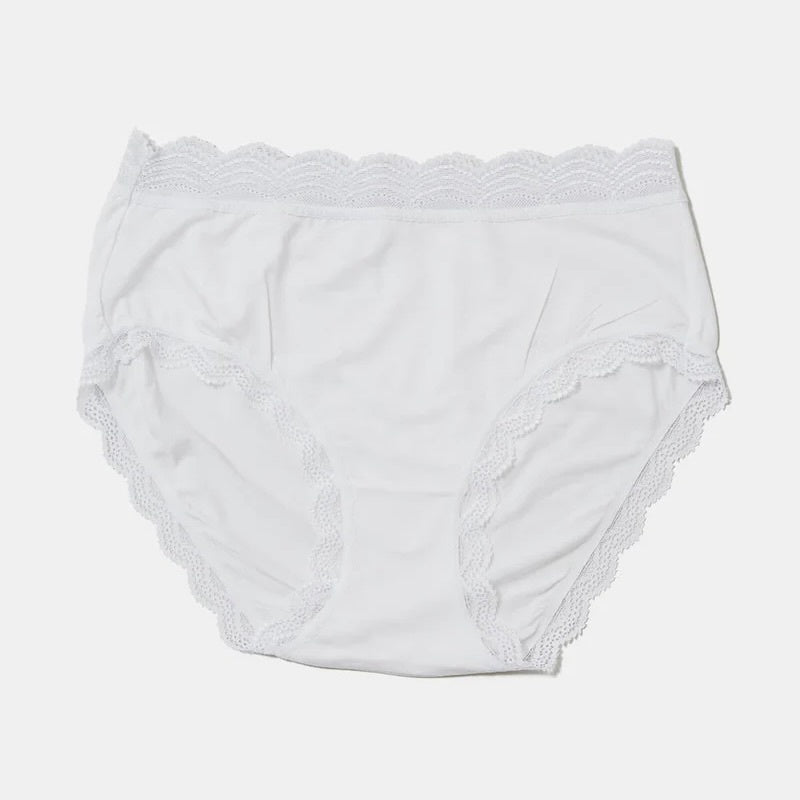 The High Rise Knicker - White