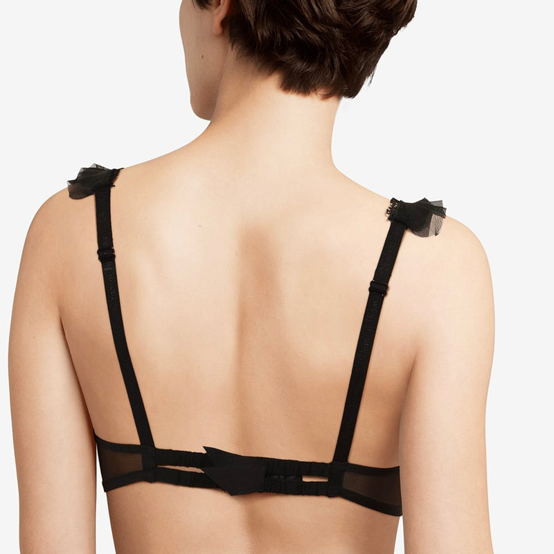Abysse Padded Plunge Bra - Black