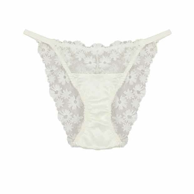 Daisy Embroidered Brief
