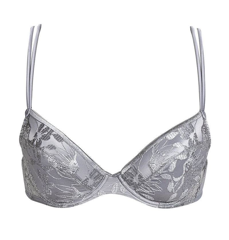 Tina Push Up Bra - Silver