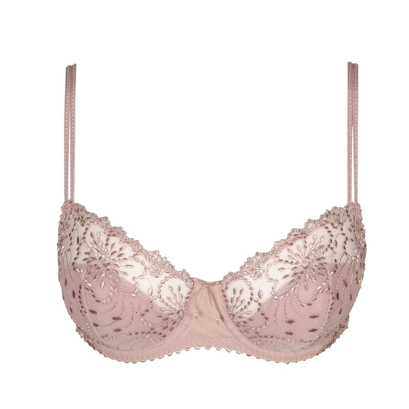Jane Half Padded Lace Balcony Bra - Bois de Rose