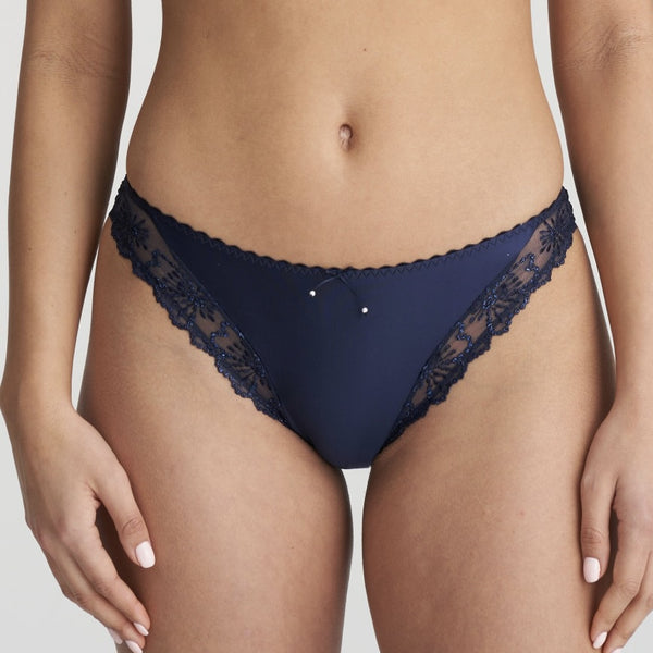 Jane Italian Brief - Velvet Blue