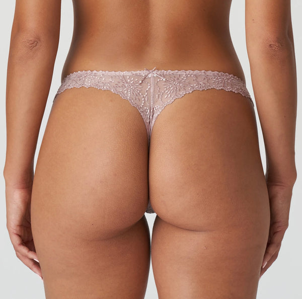 Jane Lace Thong - Bois de Rose