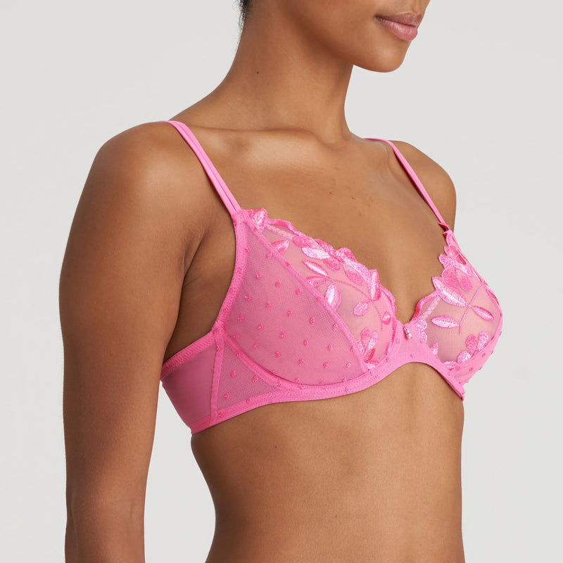 Agnes UW Plunge Bra - Paradise Pink